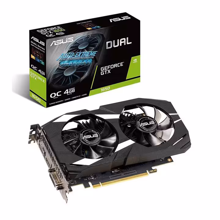 کارت گرافیک ASUS DUAL GTX1650 O4G GDDR6