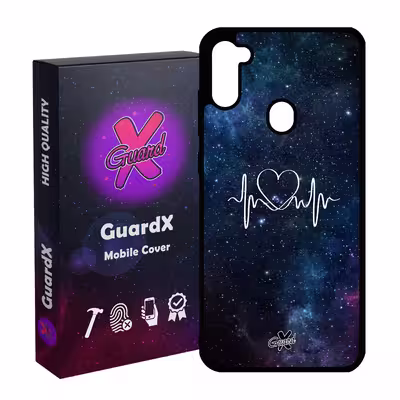 کاور گارد ایکس طرح Love مدل Glass10114 مناسب برای گوشی موبایل سامسونگ Galaxy A11 / M11