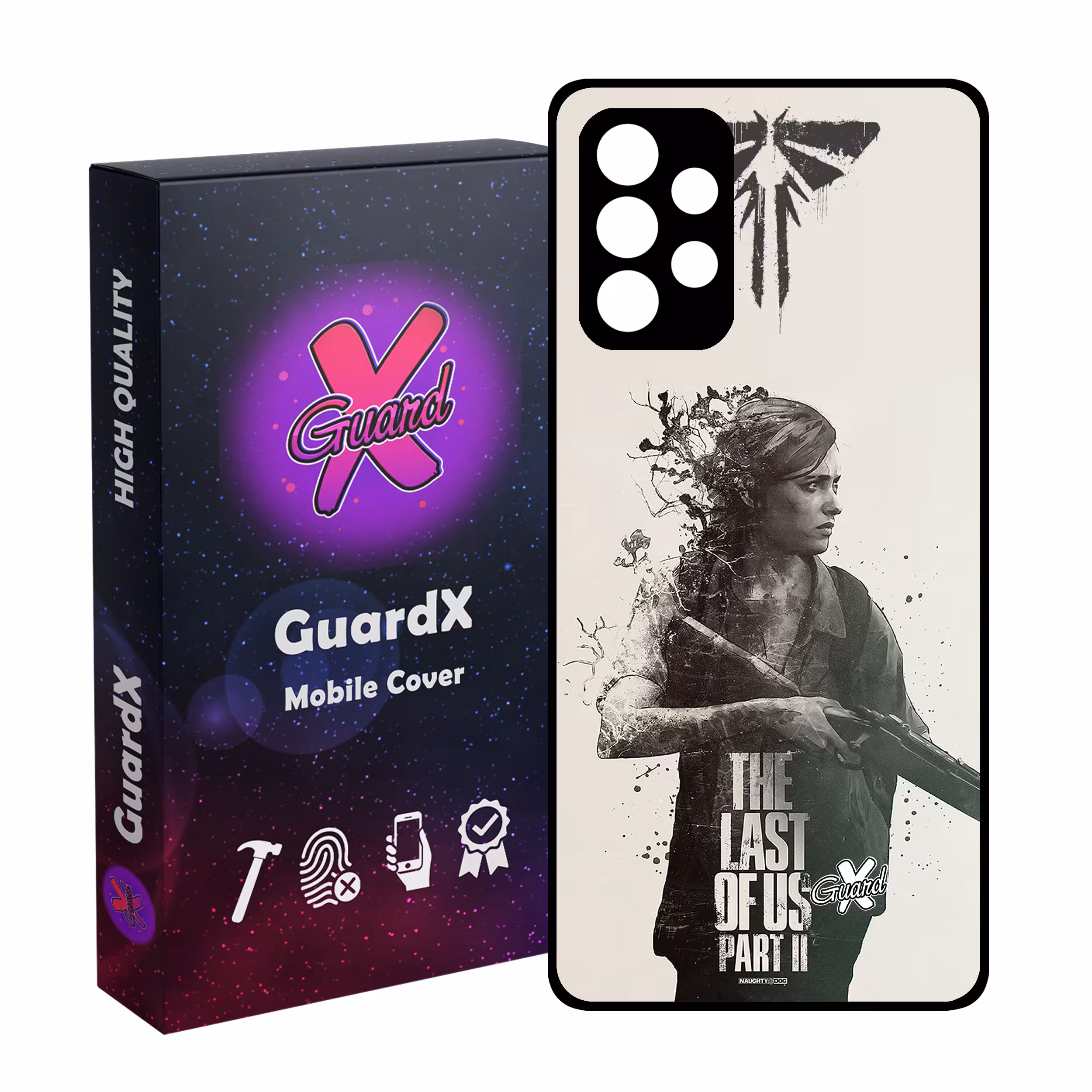 کاور گارد ایکس طرح The Last of Us مدل Glass10199 مناسب برای گوشی موبایل سامسونگ Galaxy A32 4G