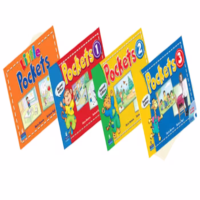 کتاب Pockets اثر Mario Herrera and Barbara Hojel انتشارات هدف نوین 4 جلدی
