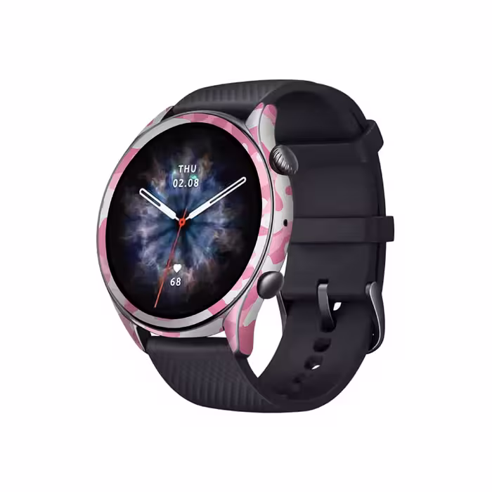 برچسب ماهوت طرح Army_Pink مناسب برای ساعت هوشمند شیائومی Amazfit GTR 3 Pro