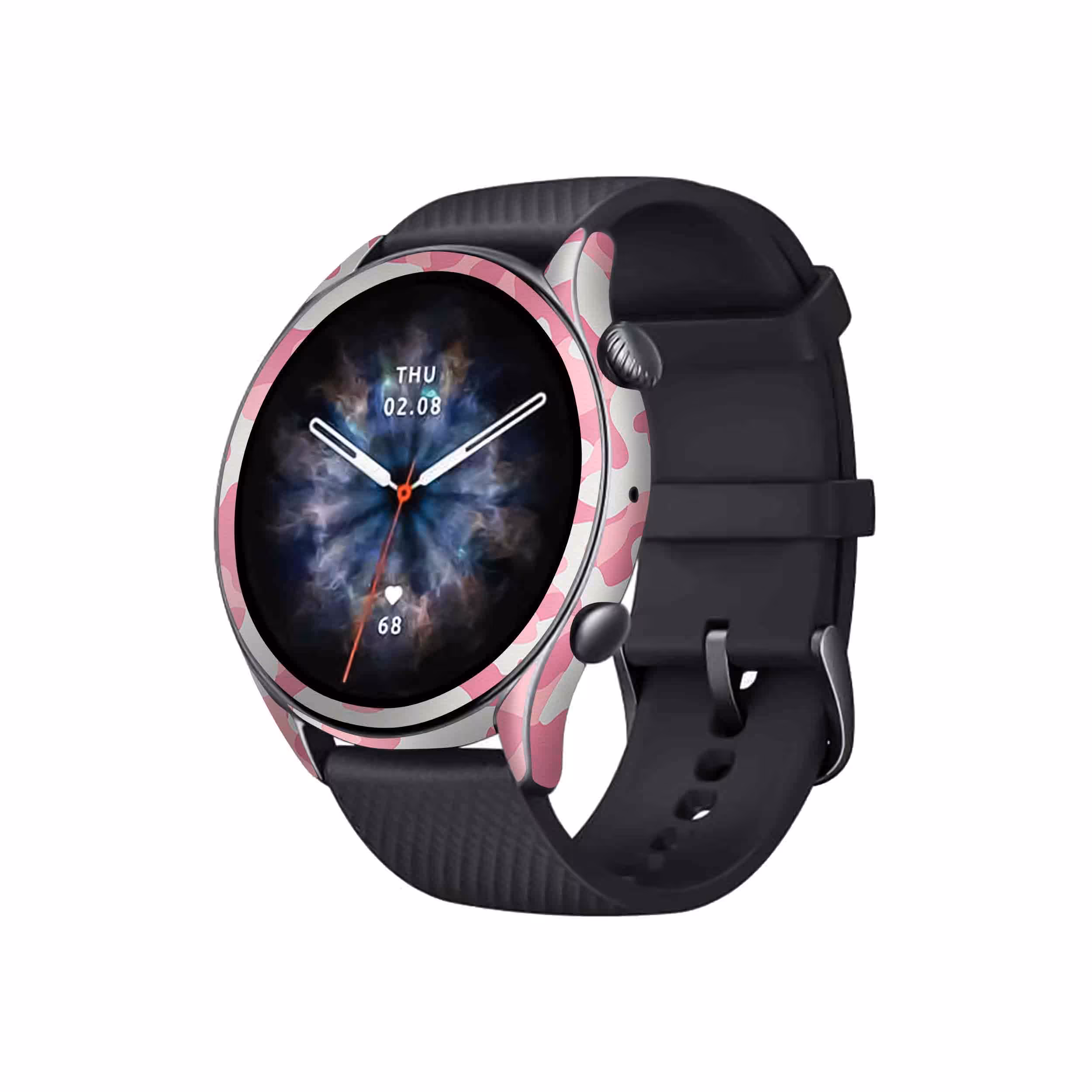 برچسب ماهوت طرح Army_Pink مناسب برای ساعت هوشمند شیائومی Amazfit GTR 3 Pro