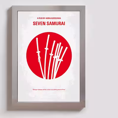 تابلو مدل فیلم هفت سامورایی seven samurai کد S014