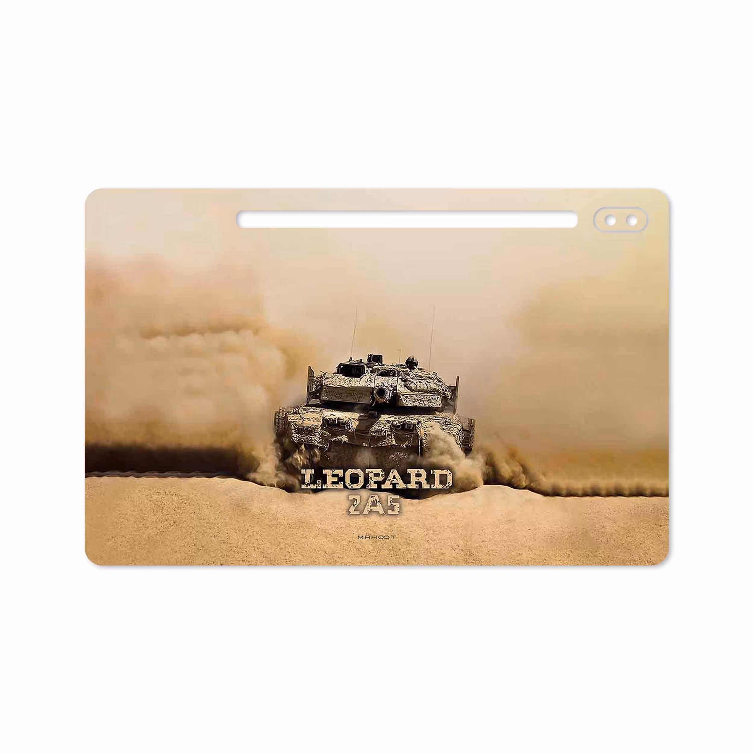 برچسب پوششی ماهوت مدل Leopard 2A5 tank مناسب برای تبلت سامسونگ Galaxy Tab S6 2019 SM-T865