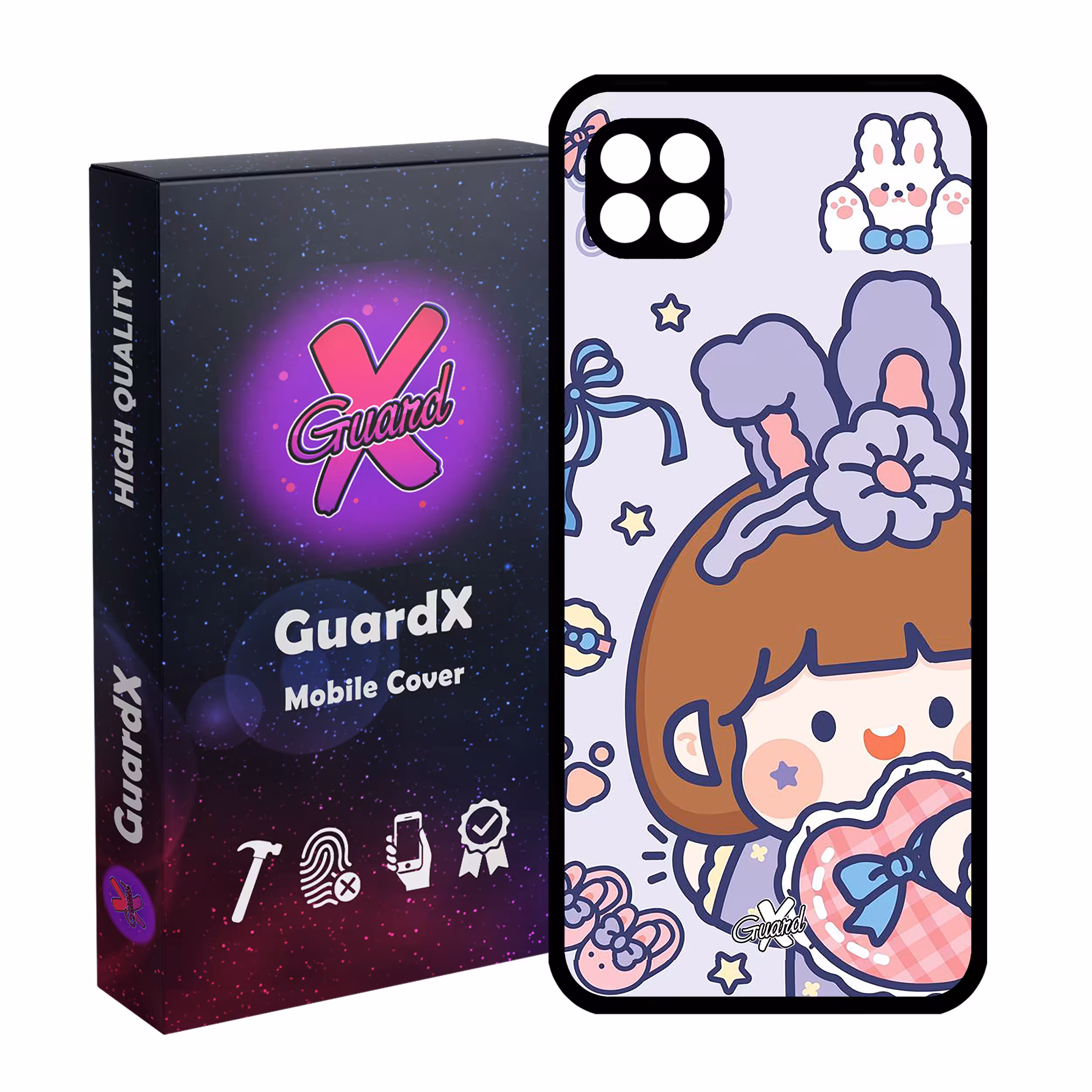 کاور گارد ایکس طرح Roro Jump مدل Glass10443 مناسب برای گوشی موبایل سامسونگ Galaxy A22 5G