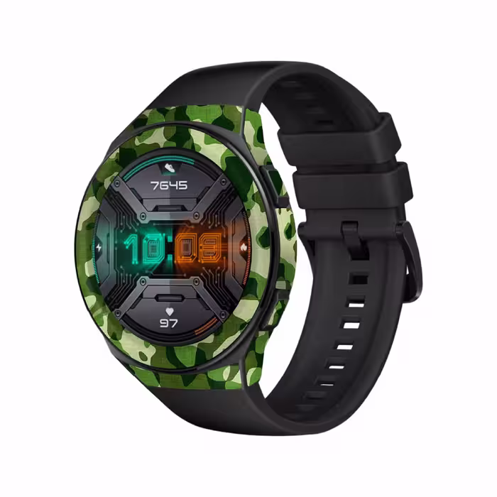 برچسب ماهوت طرح Army Green 2 مناسب برای ساعت هوشمند هوآوی Watch GT 2e