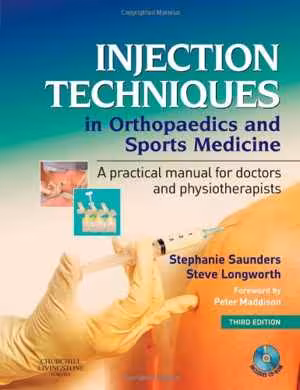 [PDF] دانلود کتاب Injection Techniques In Orthopaedics And Sports Medicine - A Practical Manual For Doctors And Physiotherapists , 3rd ed, 2006