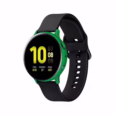 برچسب ماهوت طرح Matte-Green مناسب برای ساعت هوشمند سامسونگ Galaxy Watch Active 2 44mm