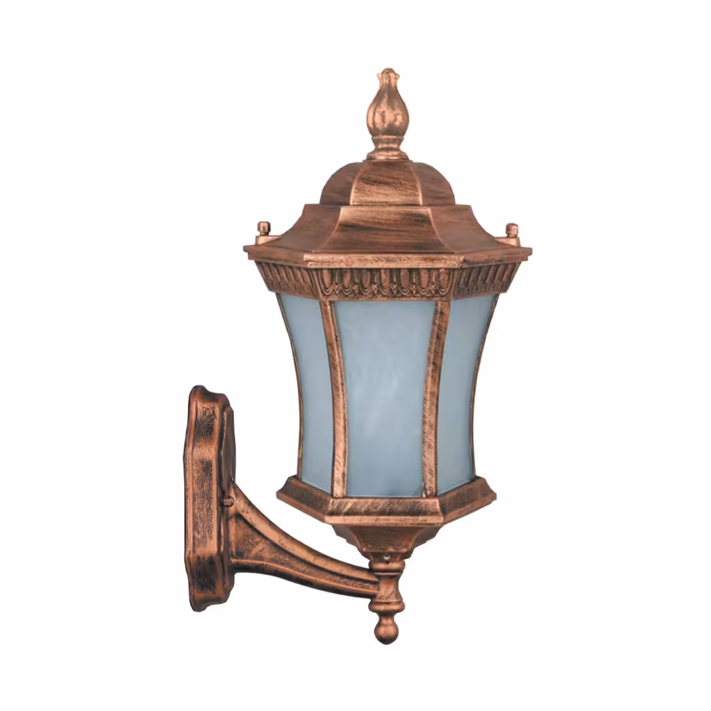 چراغ دیواری پارکی تکشیدفام مدل رابو کمرباریک کد 7806-16