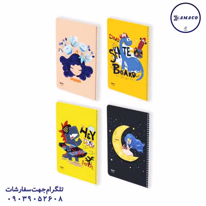 دفتر طراحی 60 برگ رحلی کد 256 (24) الیپون