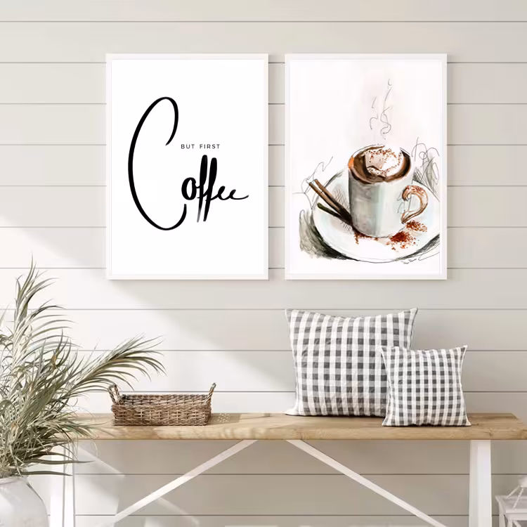 تابلو مدل DV-WP-COFFEE001 مجموعه 2 عددی