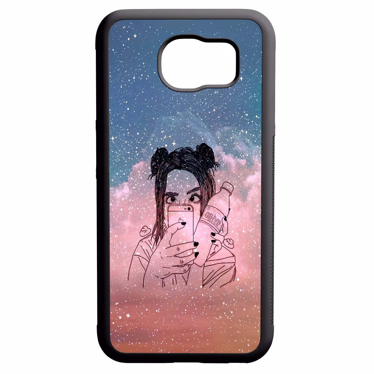 کاور طرح دخترانه کد 110162 مناسب برای گوشی موبایل سامسونگ galaxy s6 edge