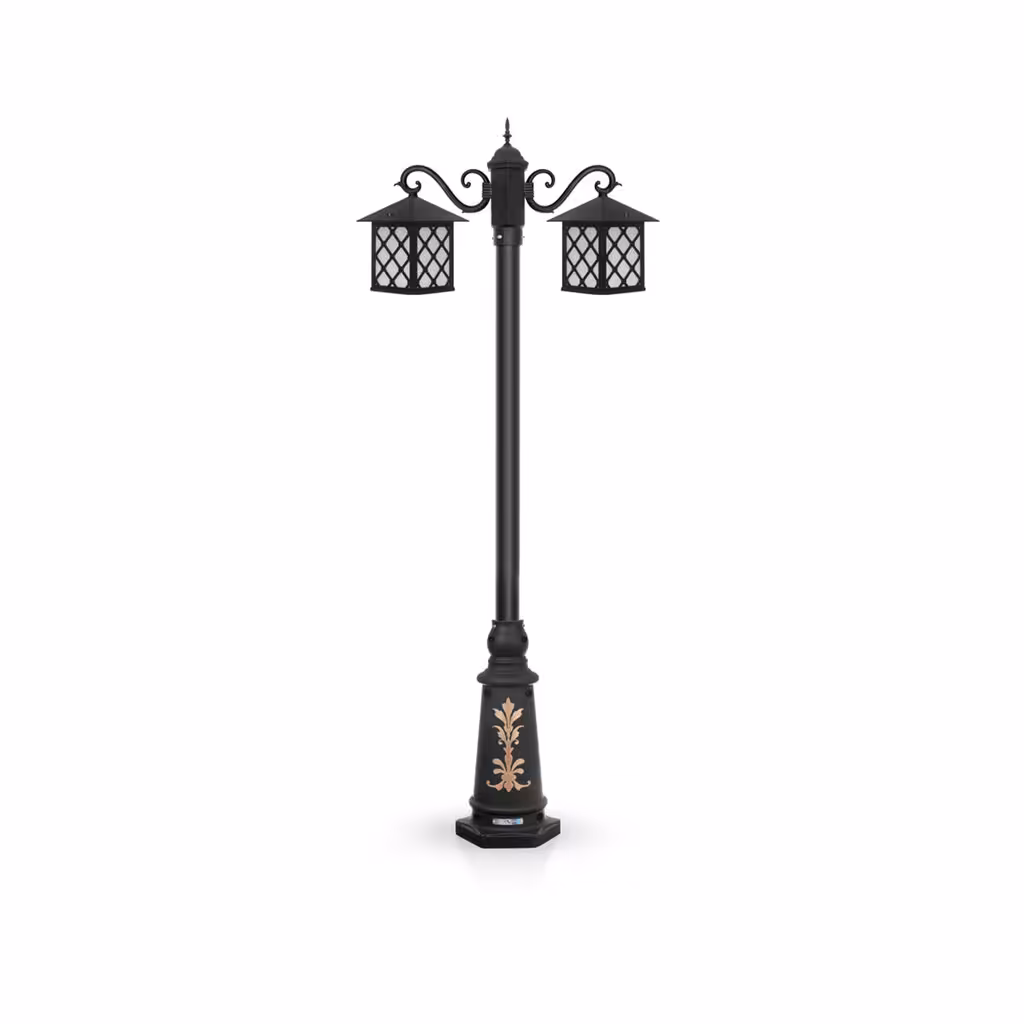 چراغ حیاطی ایستاده شب تاب SH-105420320 مدل کارن 1