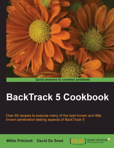 خرید و دانلود نسخه کامل کتاب BackTrack 5 Cookbook