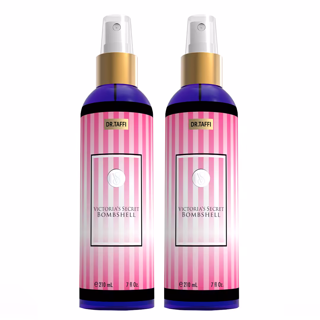 بادی اسپلش زنانه دکتر تافی مدل Victoria Secret Bombshell حجم 210 میلی لیتر مجموعه 2 عددی