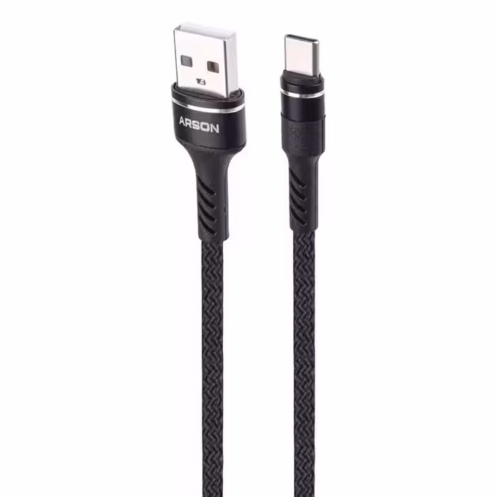 کابل تایپ سی فست شارژ Arson AN-K16 3A 1m