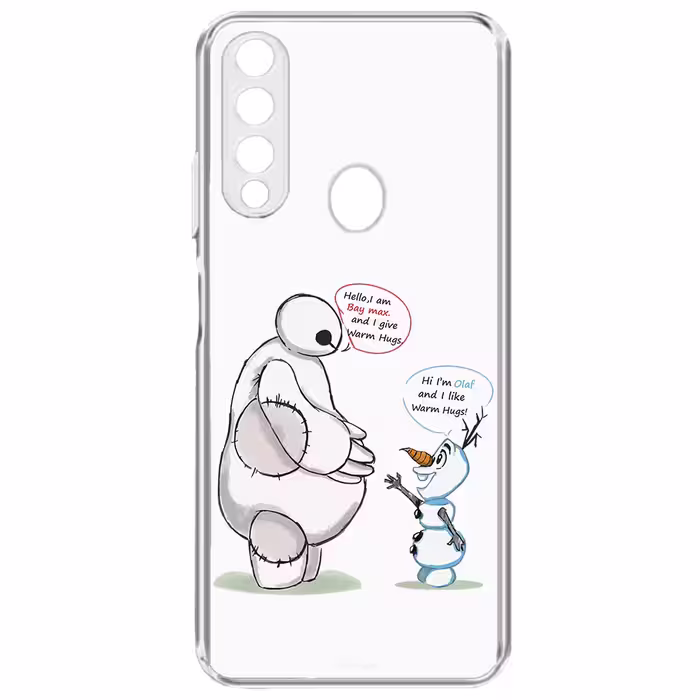 کاور طرح Olaf &amp; Baymax مناسب برای گوشی موبایل سامسونگ Galaxy A20S 
