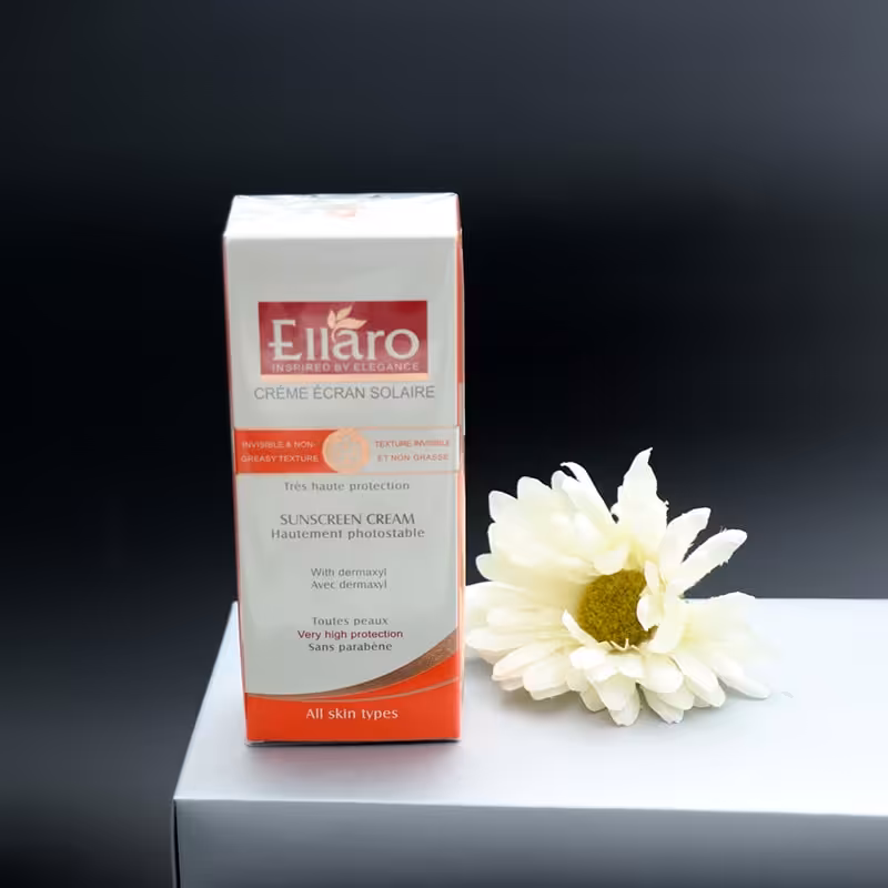 کرم ضدآفتاب انواع پوست SPF50 بی رنگ الارو 50 میل 90429
