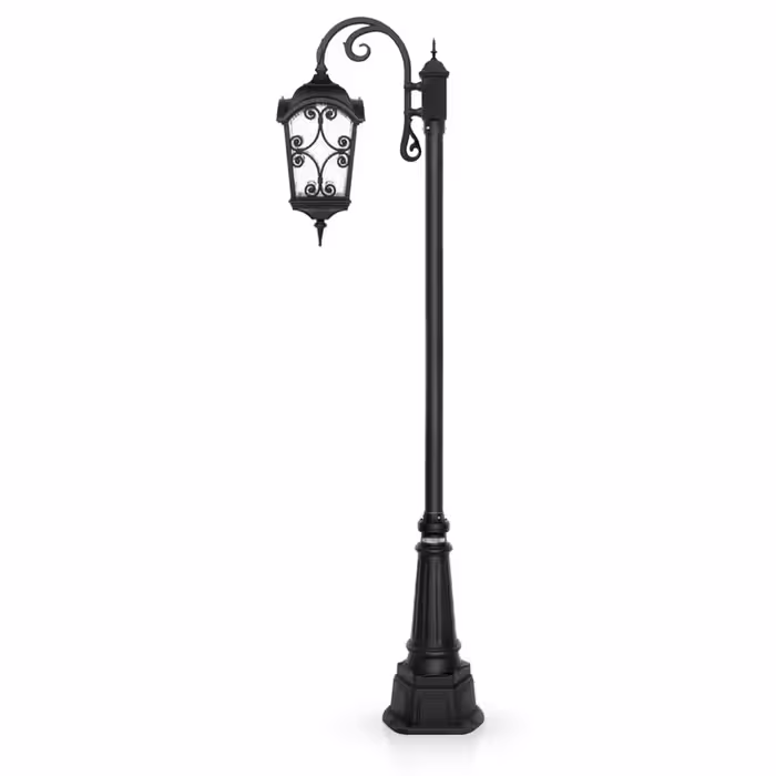 چراغ حیاطی ایستاده تک شاخه شب تاب مدل آروین کد SH-106711220