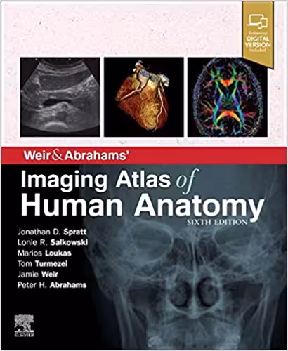 Weir &amp; Abrahams’ Imaging Atlas of Human Anatomy, 6ed2021 - کتاب پزشکی بهار