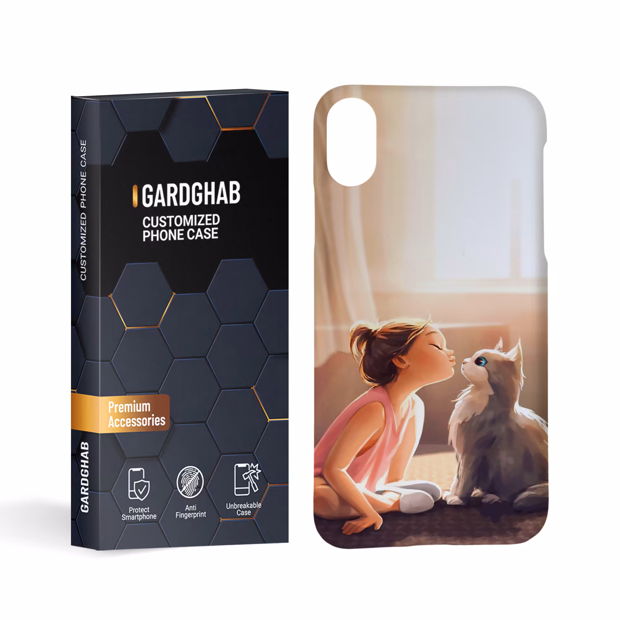کاور گارد قاب مدل دخترانه مناسب برای گوشی موبایل اپل iphone x xs