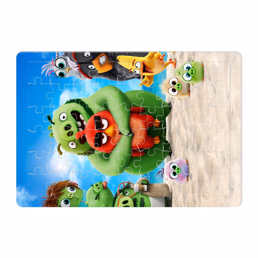 پازل 54 تکه طرح Angry Birds مدل P156