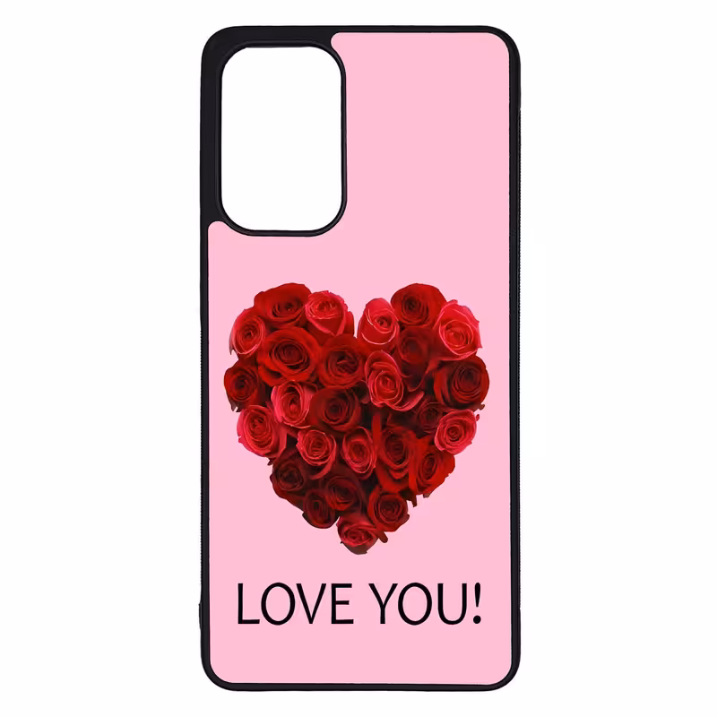 کاور طرح LOVE YOU کد G-031 مناسب برای گوشی موبایل سامسونگ Galaxy A73 / A73 5G | دیجی قاب دونی