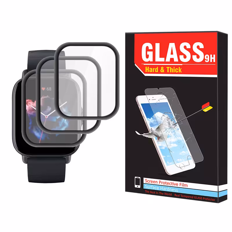 محافظ صفحه نمایش نانو هارد اند تیک مدل NHT مناسب برای ساعت هوشمند شیائومی Amazfit GTS 3 بسته سه عددی | کالا برتری