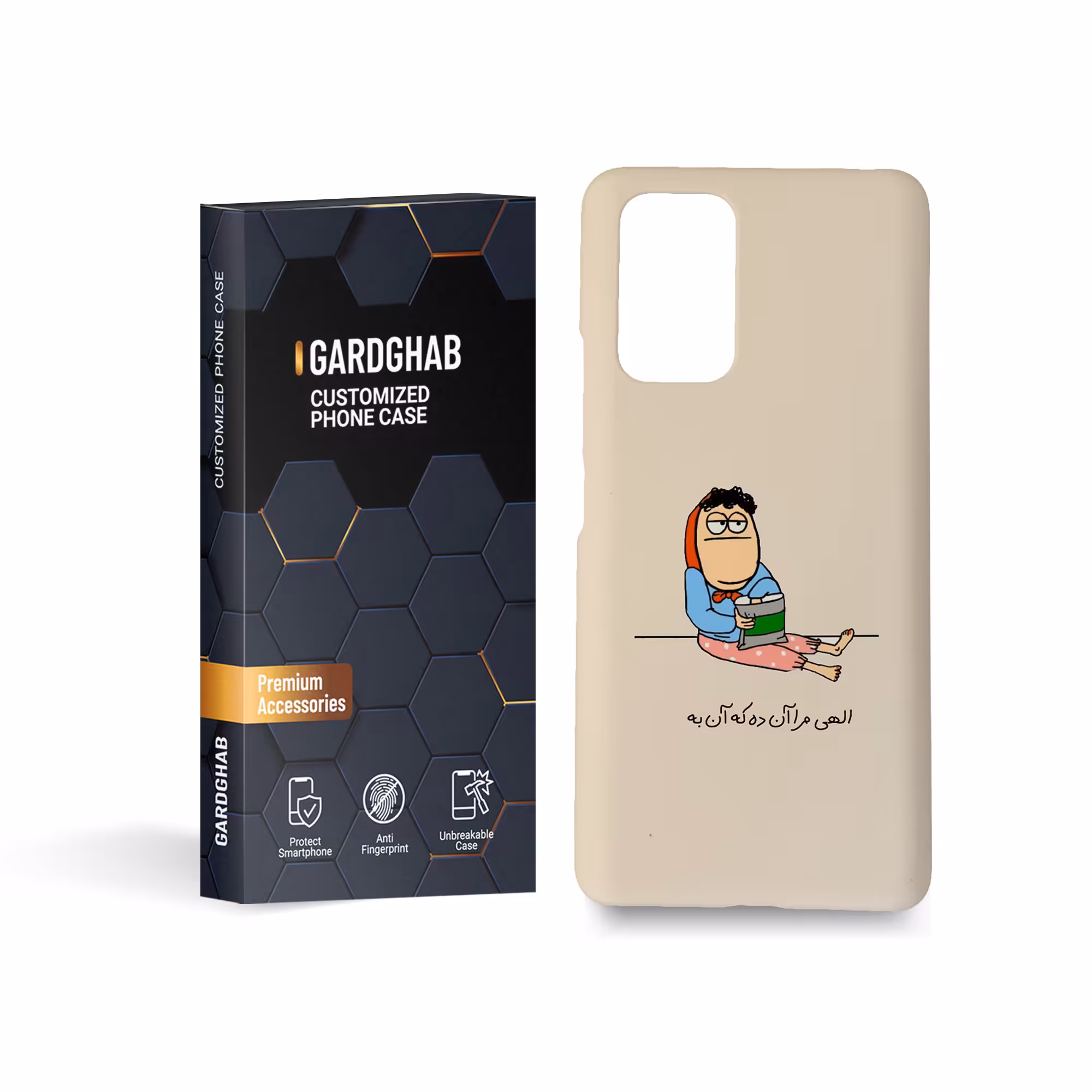 کاور گارد قاب مدل دخترانه مناسب برای گوشی موبایل شیایومی redmi note 10 pro 4g