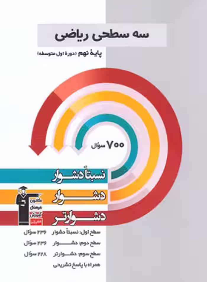 قیمت و خرید کتاب سه سطحی ریاضی نهم قلم چی | چی بخونم