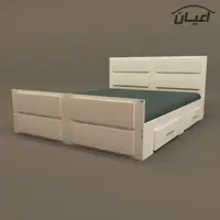 تخت خواب دونفره اعیان مدل FH335 سایز 160x200 سانتی متر