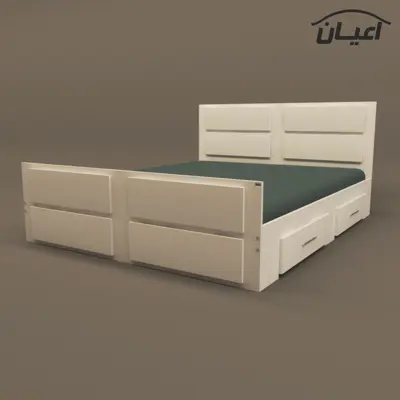 تخت خواب دونفره اعیان مدل FH335 سایز 160x200 سانتی متر
