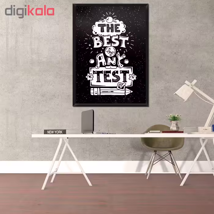 تابلو فنچ آرت طرح The Best By Any Test کد QT102H-WB