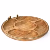 اردو خوری گلد کیش مدل برد طرح گرد پنج خانه کد GK829427