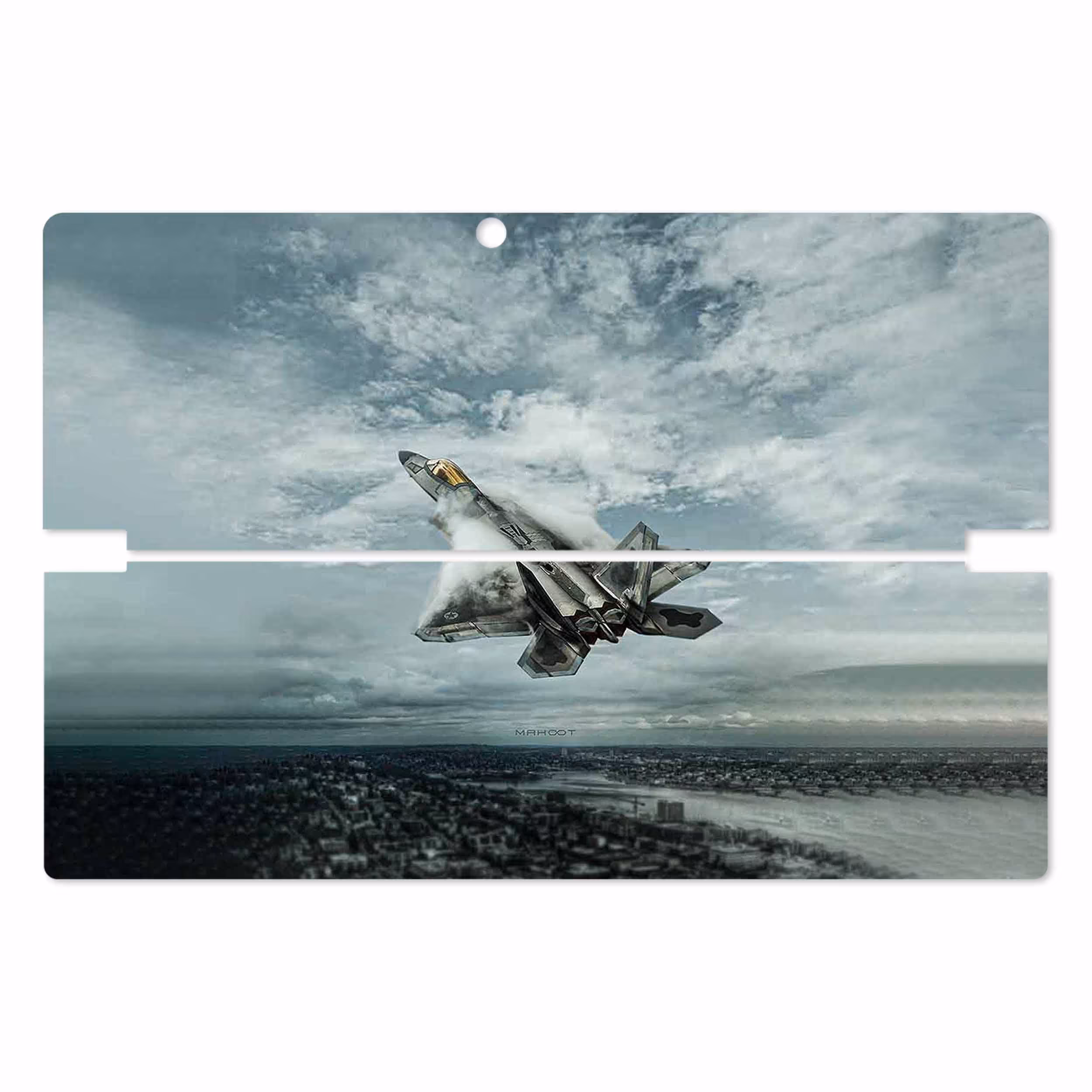 برچسب پوششی ماهوت مدل F-22 Raptor مناسب برای تبلت لنوو Miix 510 2016