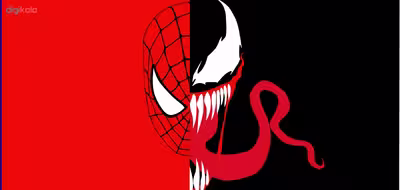 ماگ طرح spiderman and venom کد 02