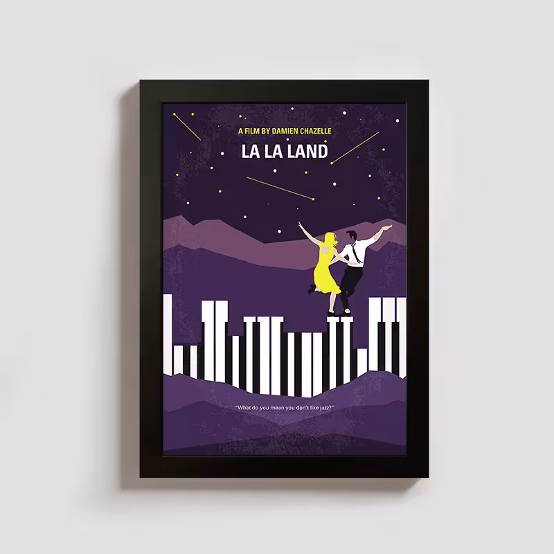 تابلو مدل la la land | دنیای قاب