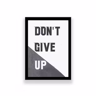 تابلو طرح انگیزشی مدل dont give up 