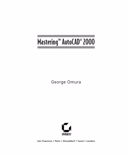 خرید و دانلود نسخه کامل کتاب Mastering AutoCAD 2000