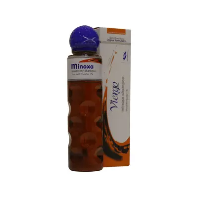 شامپو ضد ریزش مو ویرگو مدل MINOXA حجم 220 میلی لیتر