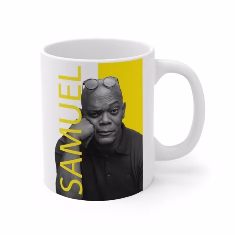 ماگ طرح ساموئل جکسون Samuel Jackson مدل NM1852