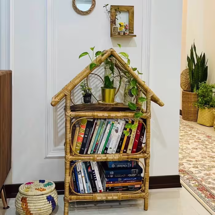 کتابخانه حصیری سه طبقه
