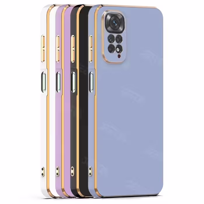 کاور مای کیس گلدلاین برای Xiaomi Redmi Note 11 Pro  الکتروپلیتینگ 6D اورجینال)