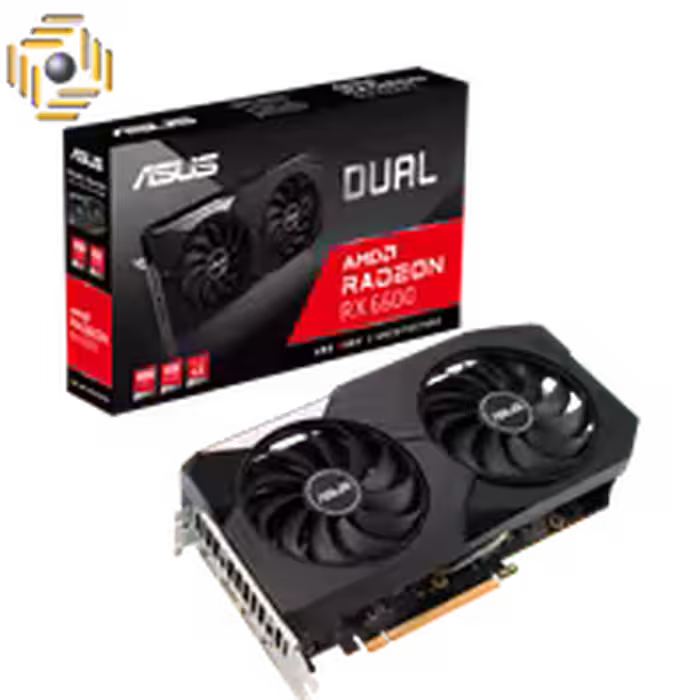 کارت گرافیک ایسوس Dual Radeon RX 6600 8GB