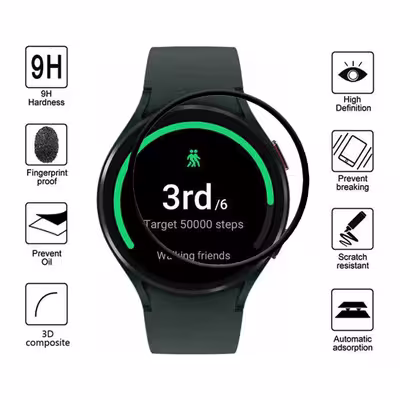 محافظ صفحه نمایش راینو مدل PMMA مناسب برای ساعت هوشمند سامسونگ Galaxy Watch 4 40mm 