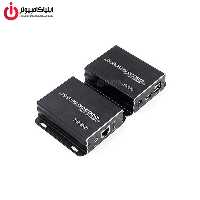 مبدل تقویت کننده طول HDMI تا 120 متر از طریق شبکه LAN برند لایمستون مدل LS-HKE200