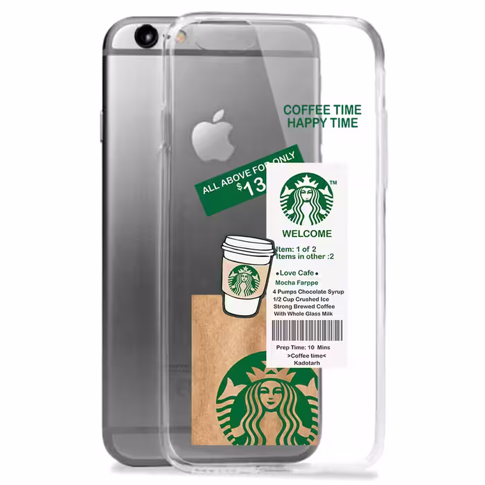 کاور طرح Starbucks مناسب برای گوشی موبایل اپل iPhone 6 / 6S