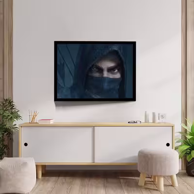 تابلو مدل blindfold skull کد F-11022