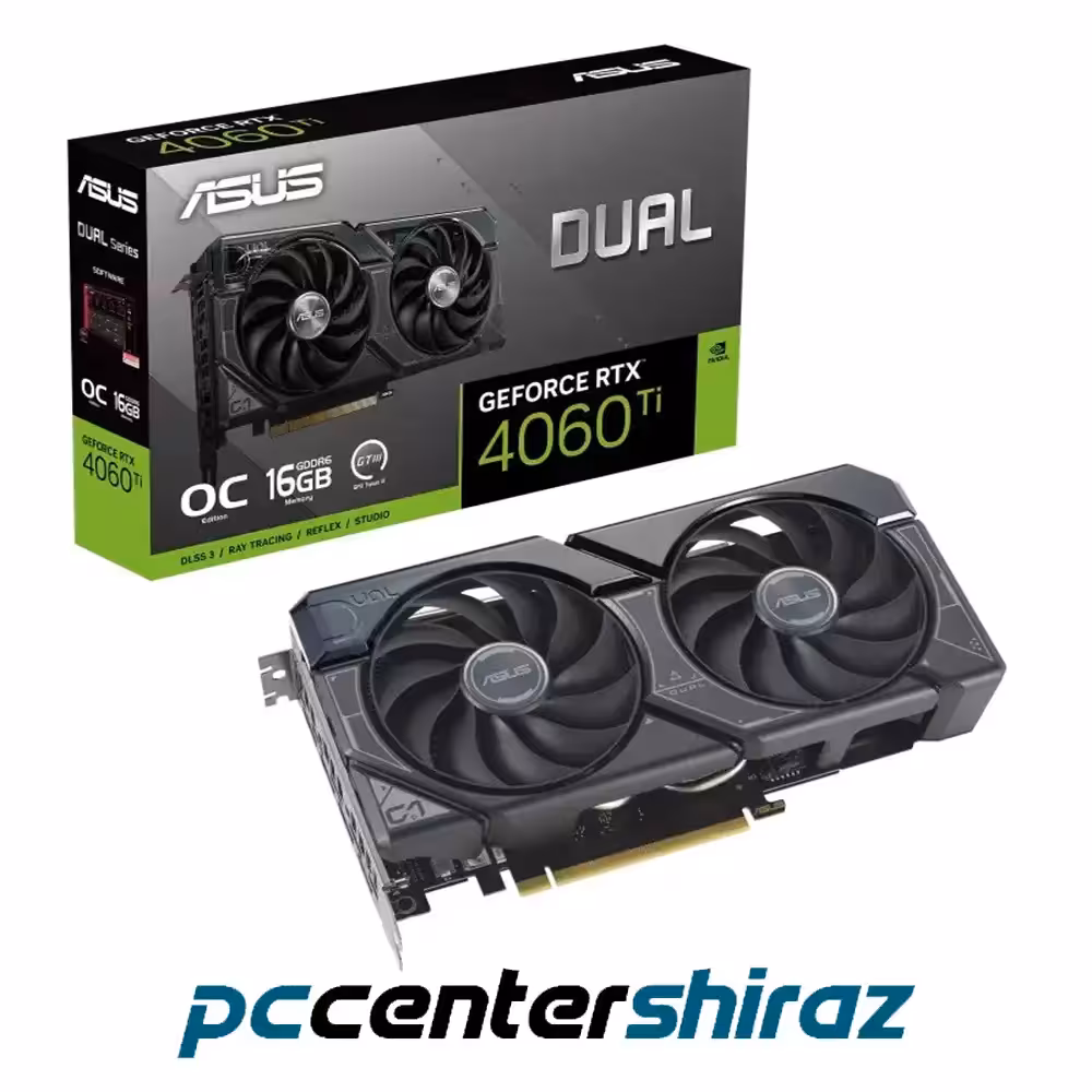کارت گرافیک ایسوس مدل ASUS Dual GeForce RTX 4060 Ti OC 16G