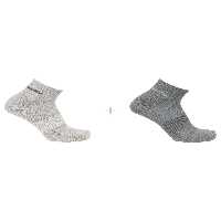جوراب ورزشی خاکستری مردانه و زنانه 2 PACK قطعه یونیسکس Salomon